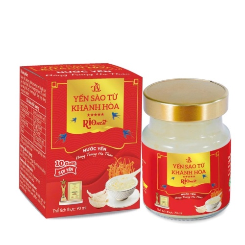 Tổ Yến Chưng Đông Trùng Hạ Thảo RioNest 70ml