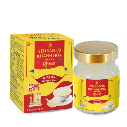 Tổ Yến Chưng Đường Phèn RioNest 70ml